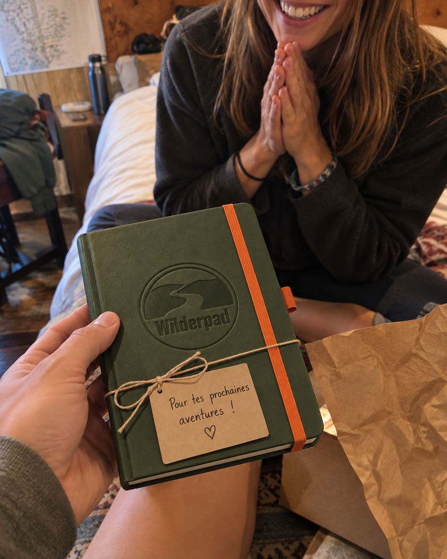 Carnet d'aventurier offert en cadeau